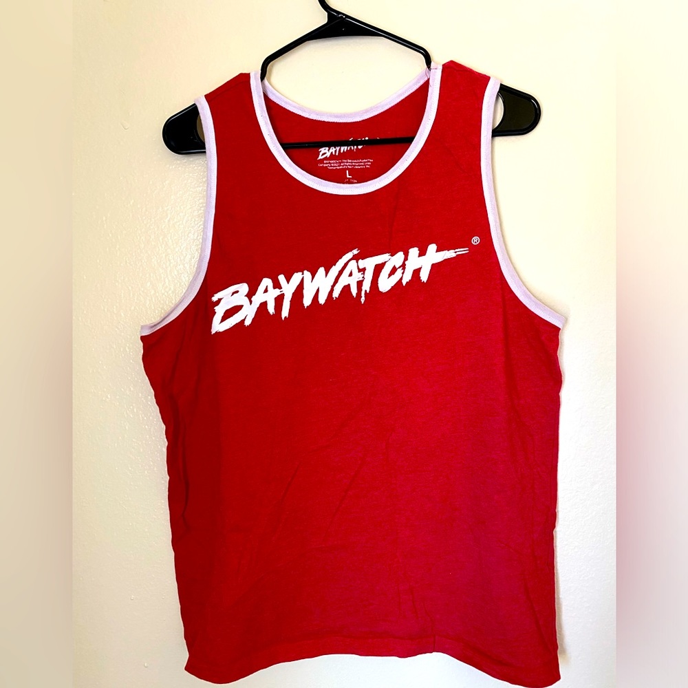 Baywatch lifeguard men’s tank top summer